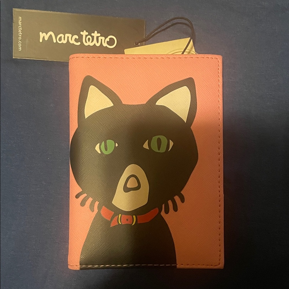Marc Tetro Pink Cat Wallet
